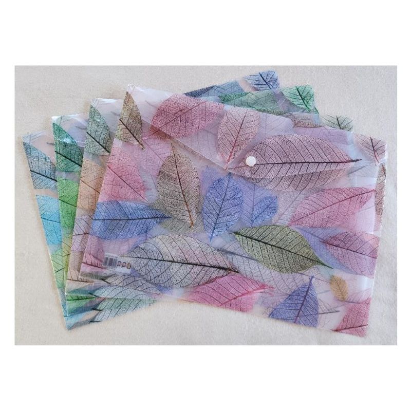 Document Wallet - A4 Lightweight PP - Leaves