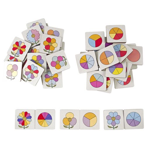 FunSciTek - Find the Match 48pc - Flowers 1to12 (in bin)