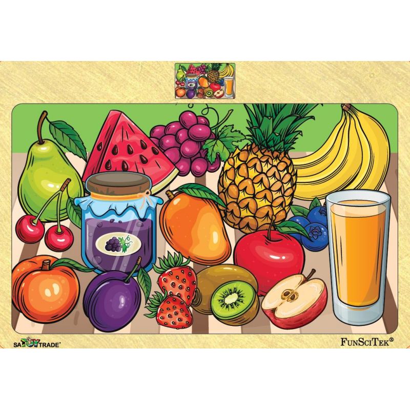 PZ - Summer Fruit - Wooden Frame - A4 36pc (SP)