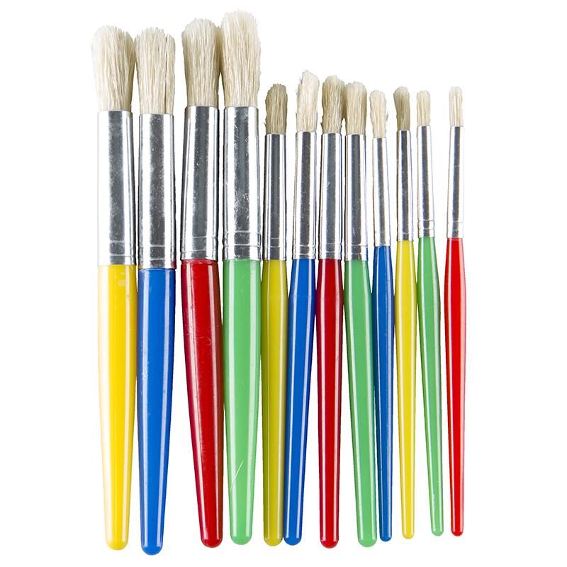 Brushes Coloured - Round Combo Mini Midi Maxi (30pc) Class Set