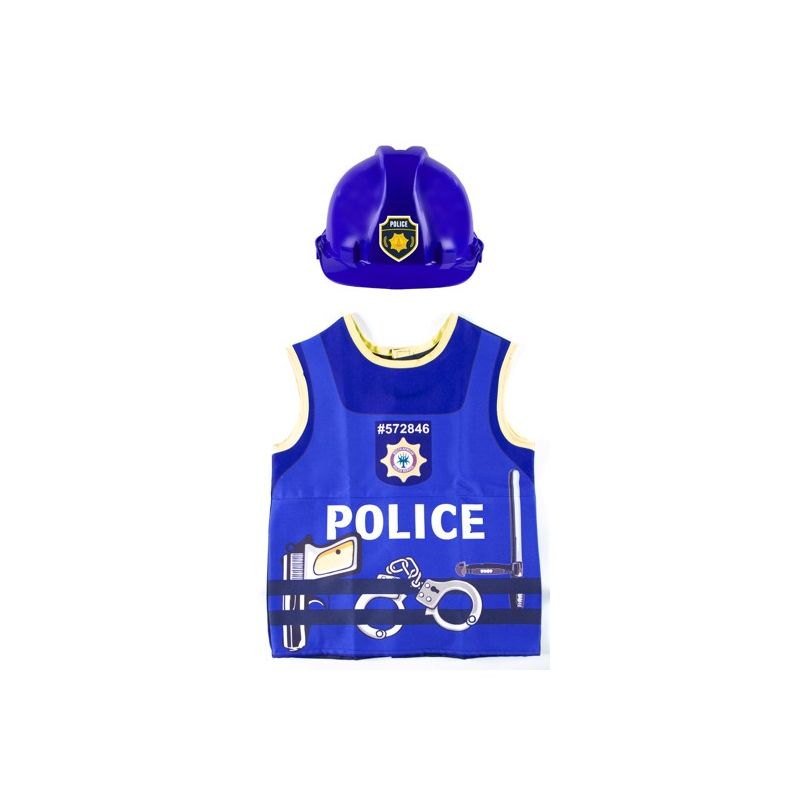 Fantasy Clothes - Police Printed Apron with Hat