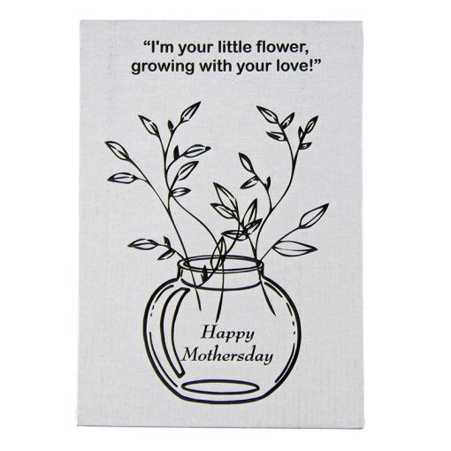 Mother's Day Kit 5 - Colour in Printed Canvas A5 (1pc) - English