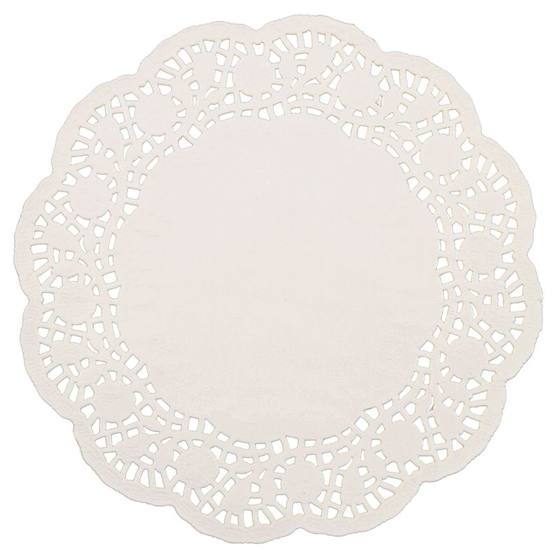 Paper Doilie 26.5cm (10pc) - Round White