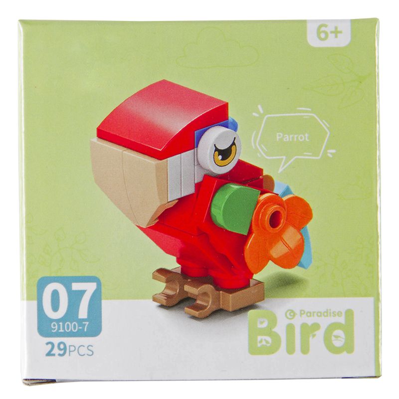 Basic Blocks - Mini Building Set - Assorted Birds Series
