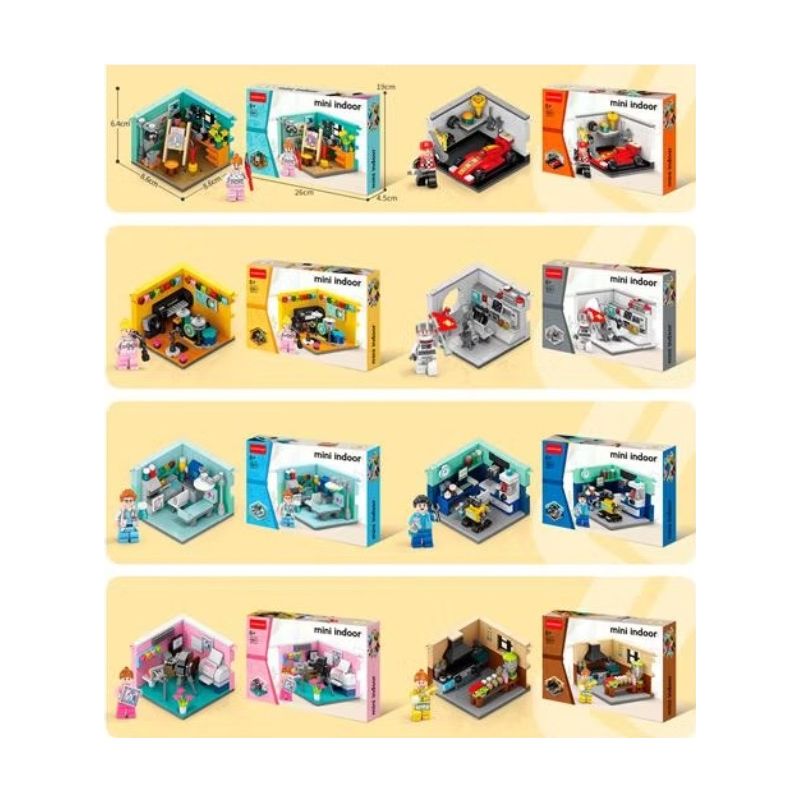 Basic Blocks - Mini Building Set - Assorted My Home