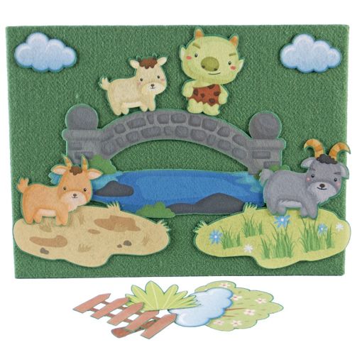 Felt Theme - Stories A2 - Three Billy Goats Gruff