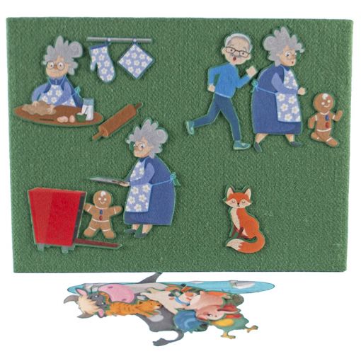 Felt Theme - Stories A2 - The Gingerbread Man