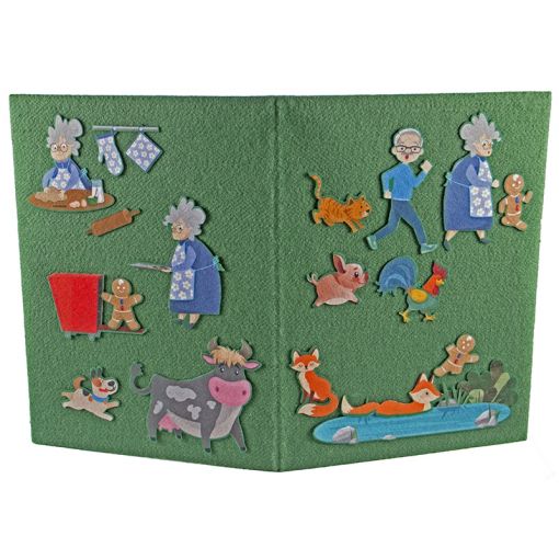 Felt Theme - Stories A2 - The Gingerbread Man