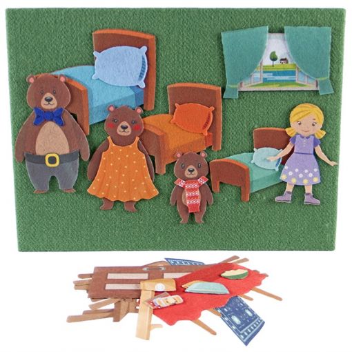 Felt Theme - Stories A2 - Goldilocks and the Three Bears