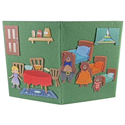 Felt Theme - Stories A2 - Goldilocks and the Three Bears