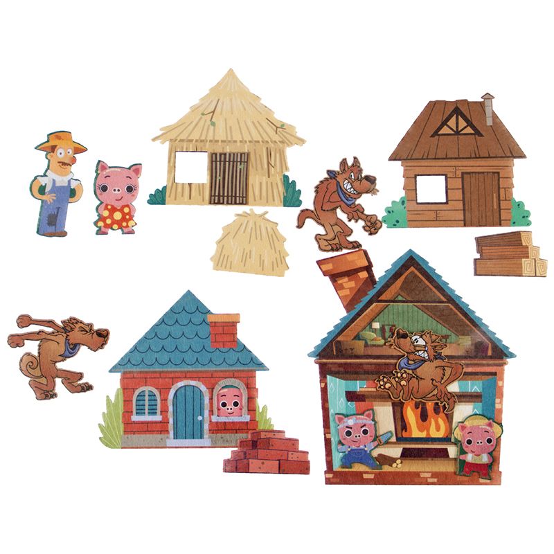Felt Theme - Stories - The Three Little Pigs