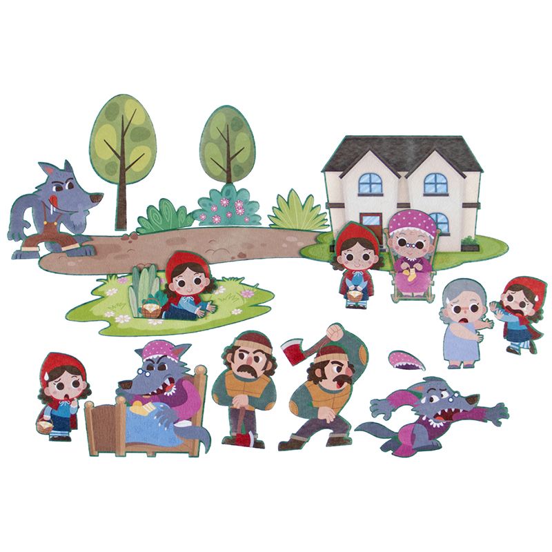 Felt Theme - Stories A2 - Little Red Riding Hood