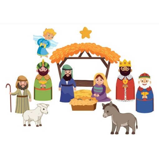 Felt Theme - Nativity Scene (13pc)