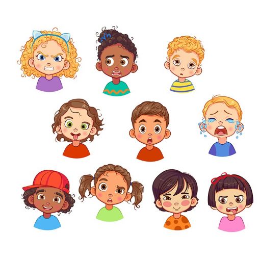 Felt Theme - Emotions (10pc)