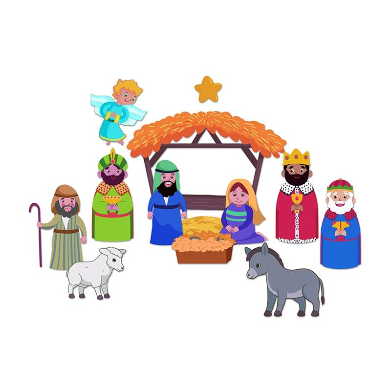 Felt Theme - Nativity Scene (13pc)
