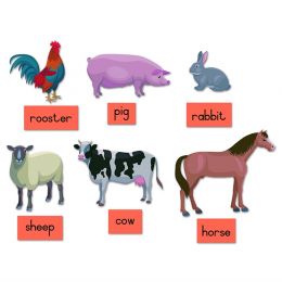 Felt Theme - Farm Animals -...