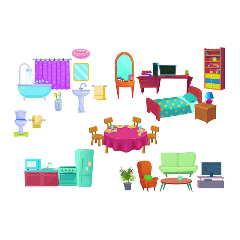 Felt Theme - My Home (29pc)