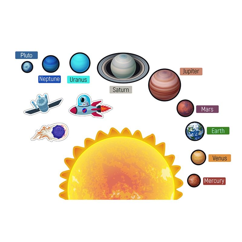 Felt Theme - Our Solar System - with Captions (27pc)