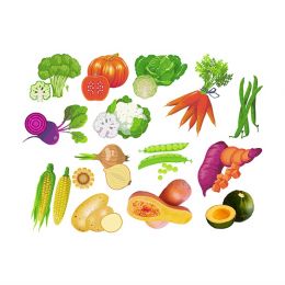 Felt Theme - Vegetables (14pc)