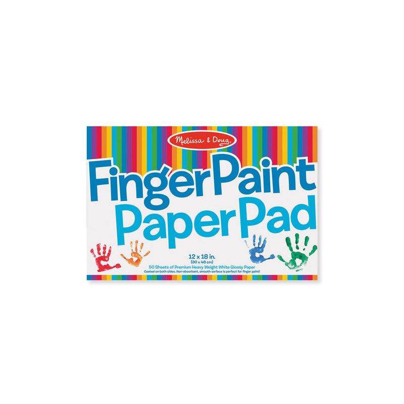 Finger Paint Paper Pad (12"x18")