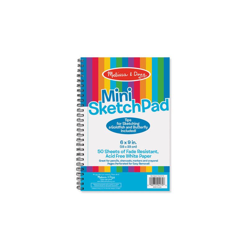 Sketch - Mini Sketch Pad (50 sheets) - Melissa & Doug