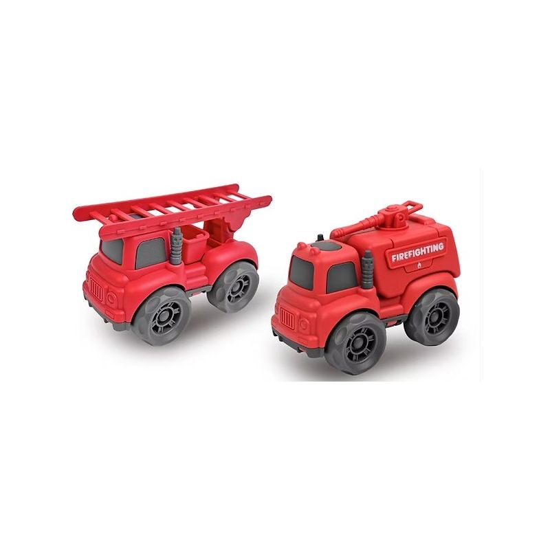 Bioplastic - Fire Trucks (2pc)( Each 10.cm)