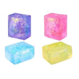 Squishy Slime Glitter Cube...