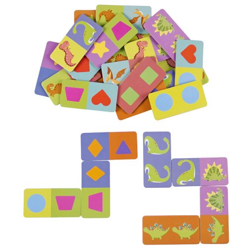 Dominoes Puzzle - Dinosaur