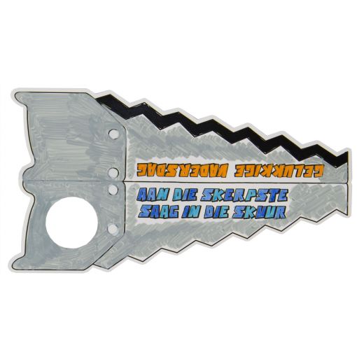 Father's Day Kit 2 - Colour In Card - Saw - Afrikaans