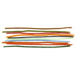 Pipe Cleaners - Two Tone striped Assorted Colours (10pc)
