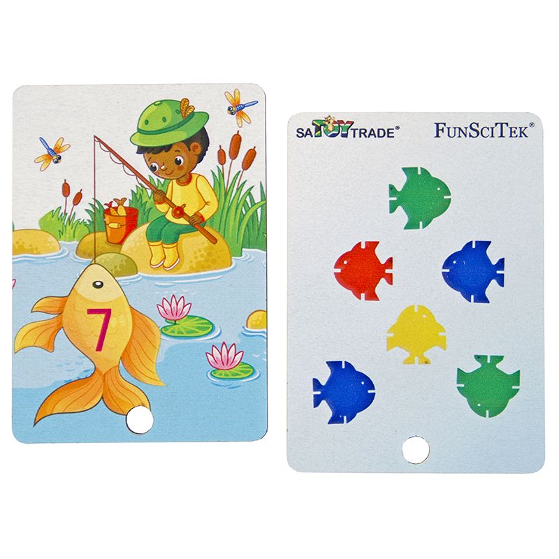 Number Line - Chain Link Counter Game Fishing 0-10 in Bin
