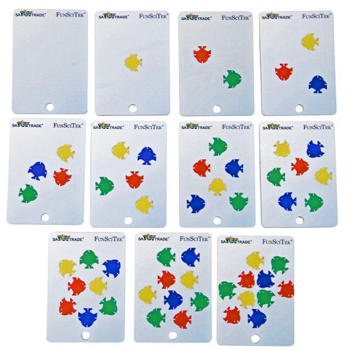 Number Line - Chain Link Counter Game Fishing 0-10 in Bin