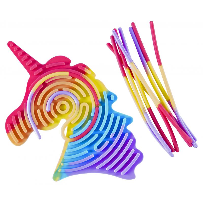 Sensory Spaghetti Activity Board D/S - Assorted Shapes (~23cm)