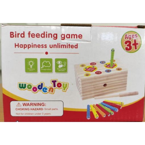 Wooden - Bird feeding game - Magnetic