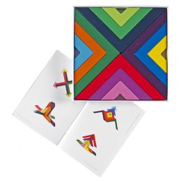 Geometric Rainbow Building...