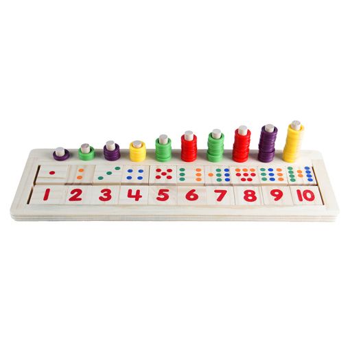 Wooden - Teaching Set - Numbers Count & Match