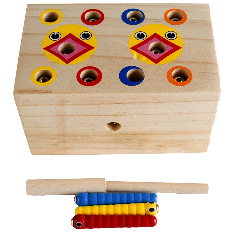 Wooden - Bird feeding game - Magnetic
