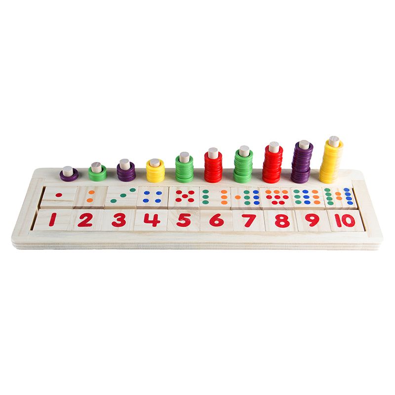 Wooden - Teaching Set - Numbers Count & Match