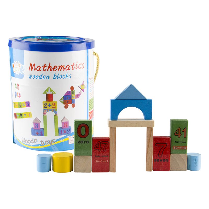 Wooden Blocks - Assorted (~40pc)