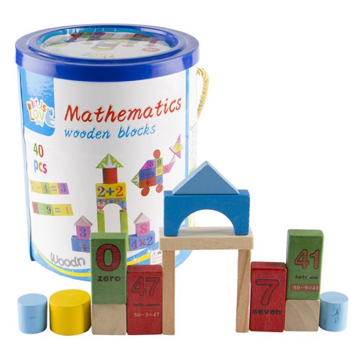 Wooden Blocks - Assorted (~40pc)