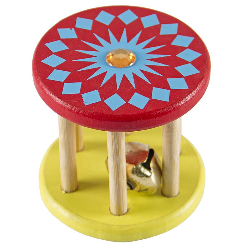 Wooden Cage Bell - Assorted