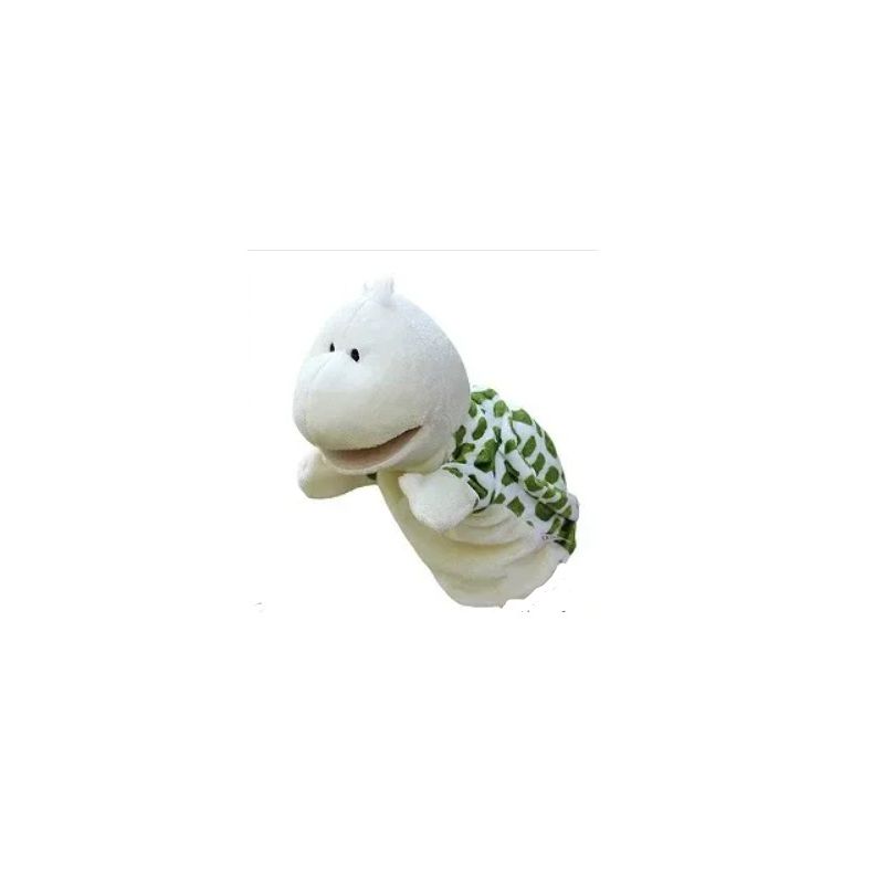 Hand Puppet Open Mouth Stuffed - Turtle