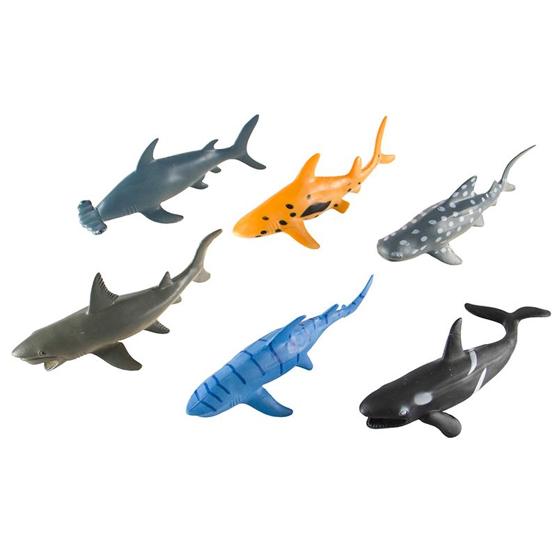 Sea Creatures - Large (6pc) Sharks