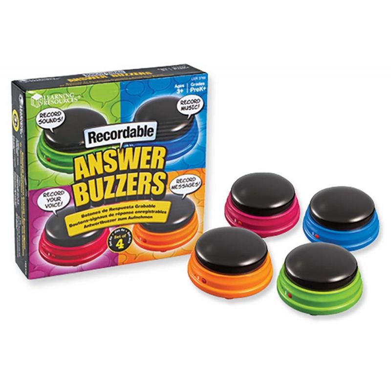 Recordable Answer Buzzers (Set of 4)