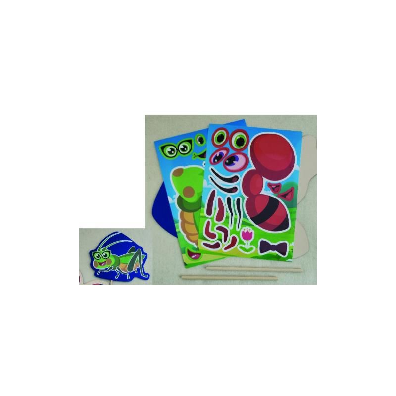 Craft Kit - Deco -  Ant & G/Hopper w Sticks A5