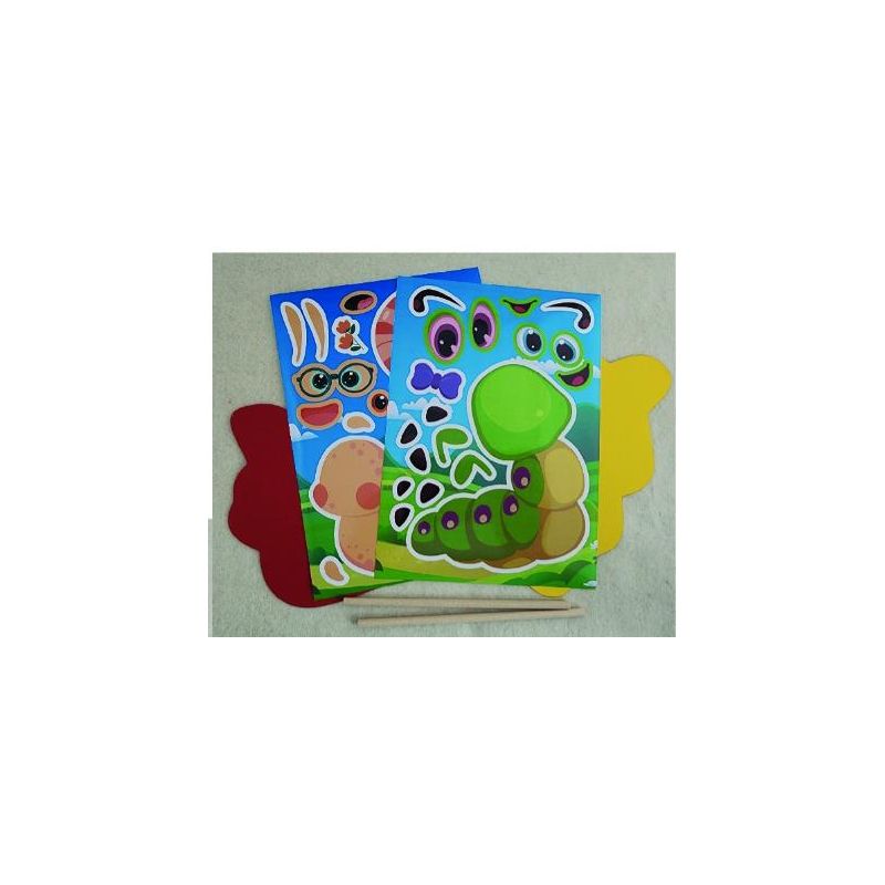 Craft Kit - Deco -  Worm & Snail w Sticks A5