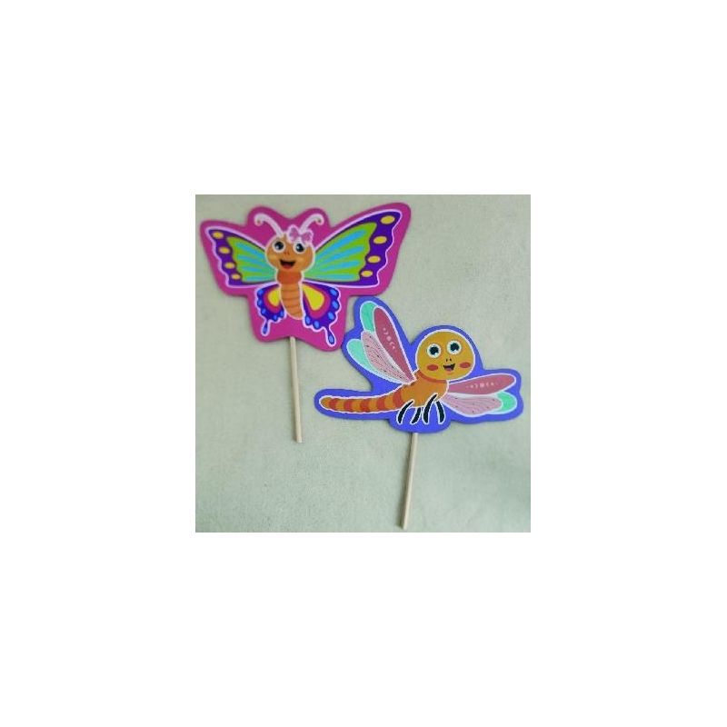 Craft Kit - Deco - D/fly & B/flyr w Sticks A5
