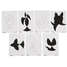 Moon Puzzle Cards (A5) - (8pc Double Sided)