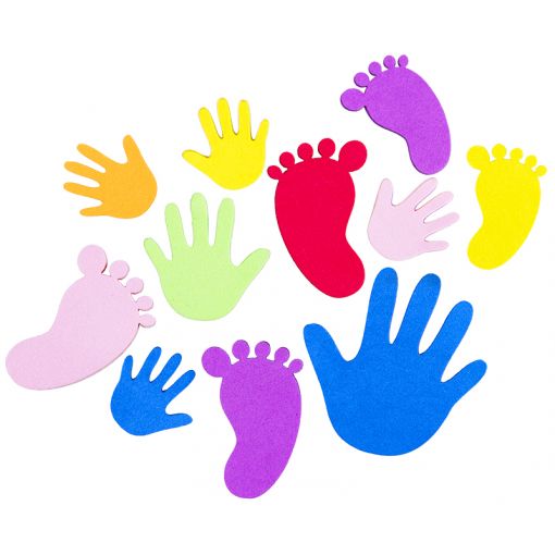 Stickers Foam - Hands / Feet (7g)