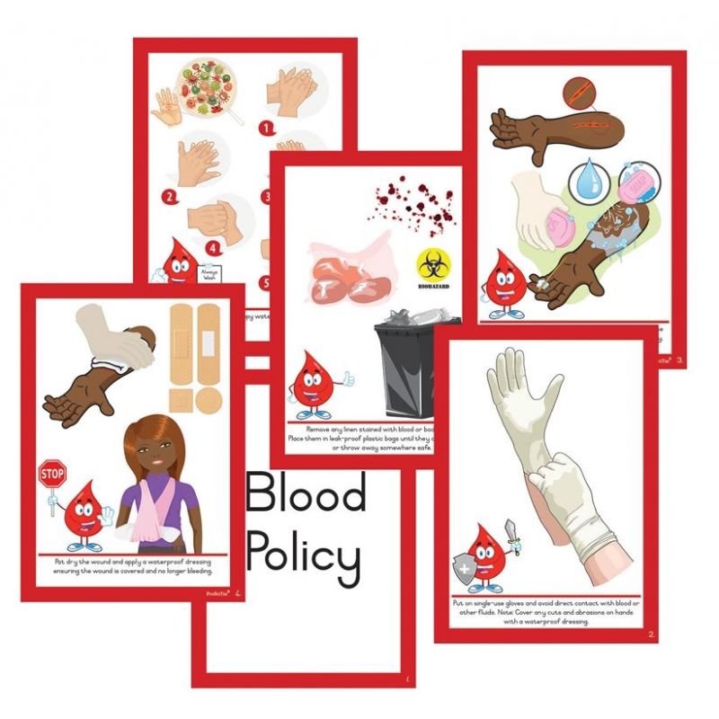 Flash Cards (A5) - Blood Policy (6pc)